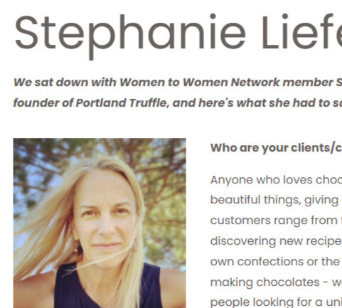 Women-to-Women Interview